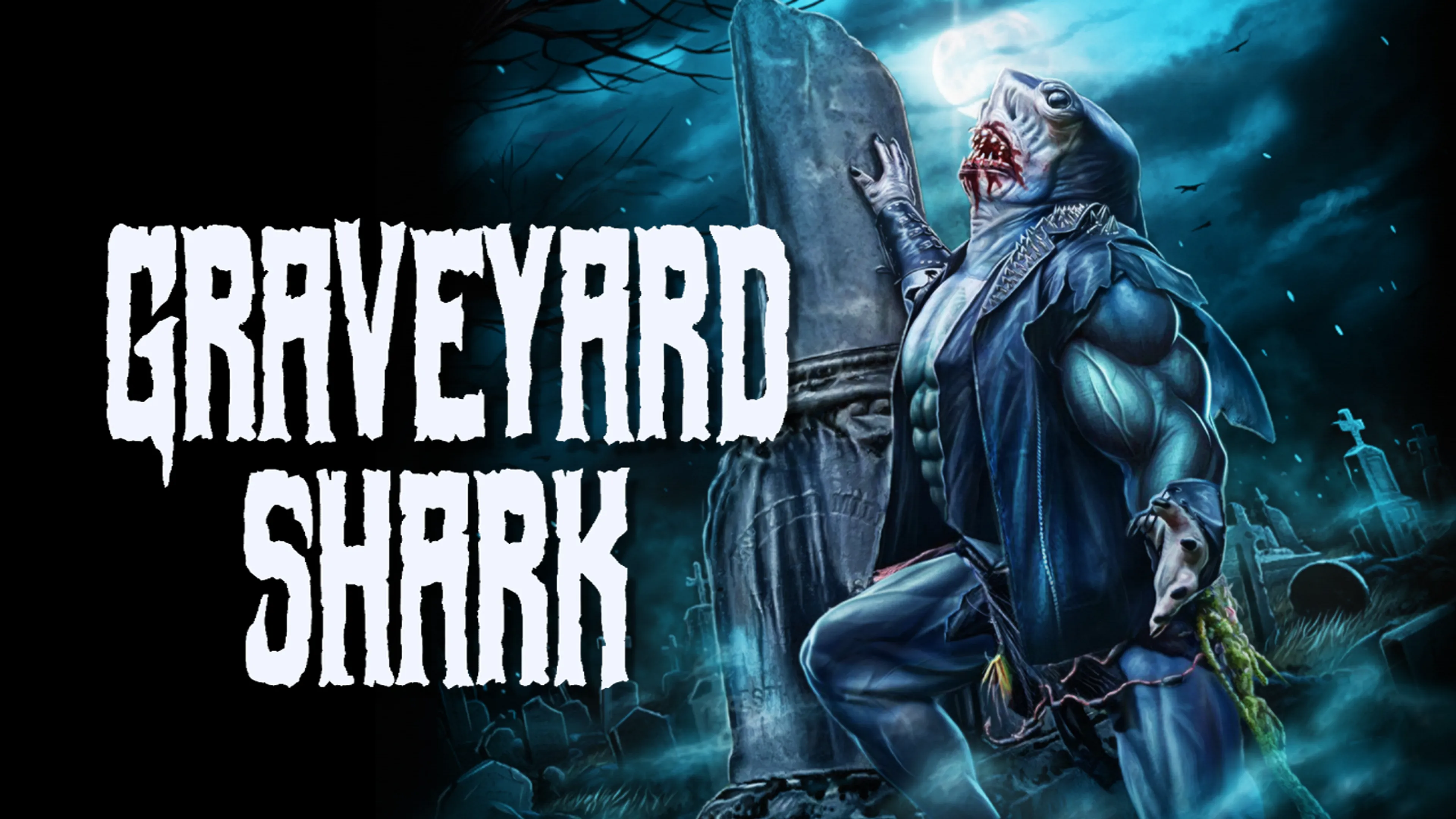 Graveyard Shark poster